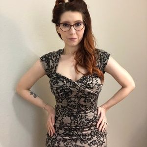 Stop Staring! Vintage reproduction dress size S